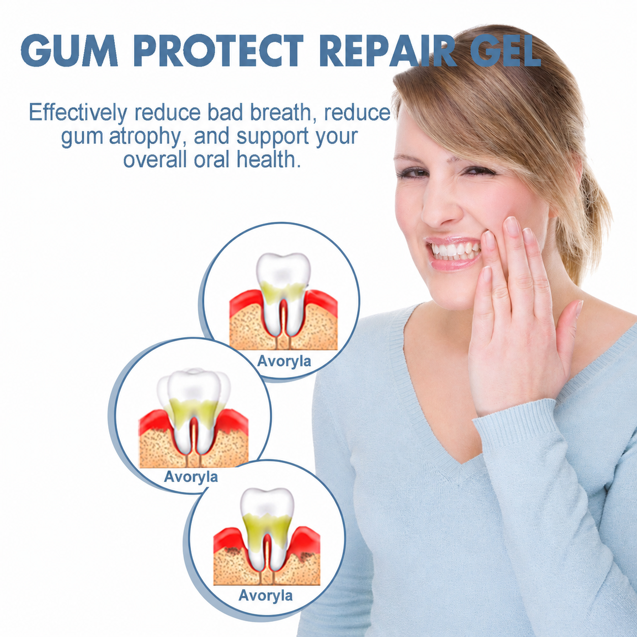 Avoryla Gum Protect Repair Gel — Rebuild Gums, Reduce Inflammation & Restore Your Smile
